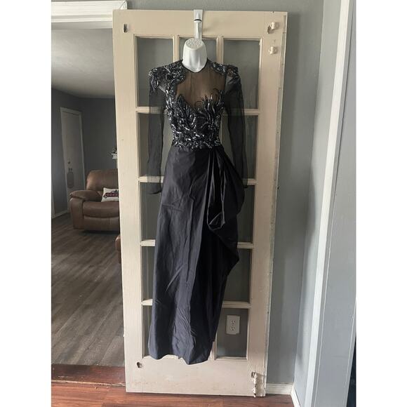 Vintage Paul Louis Orrier Beaded Gown - Picture 2 of 14